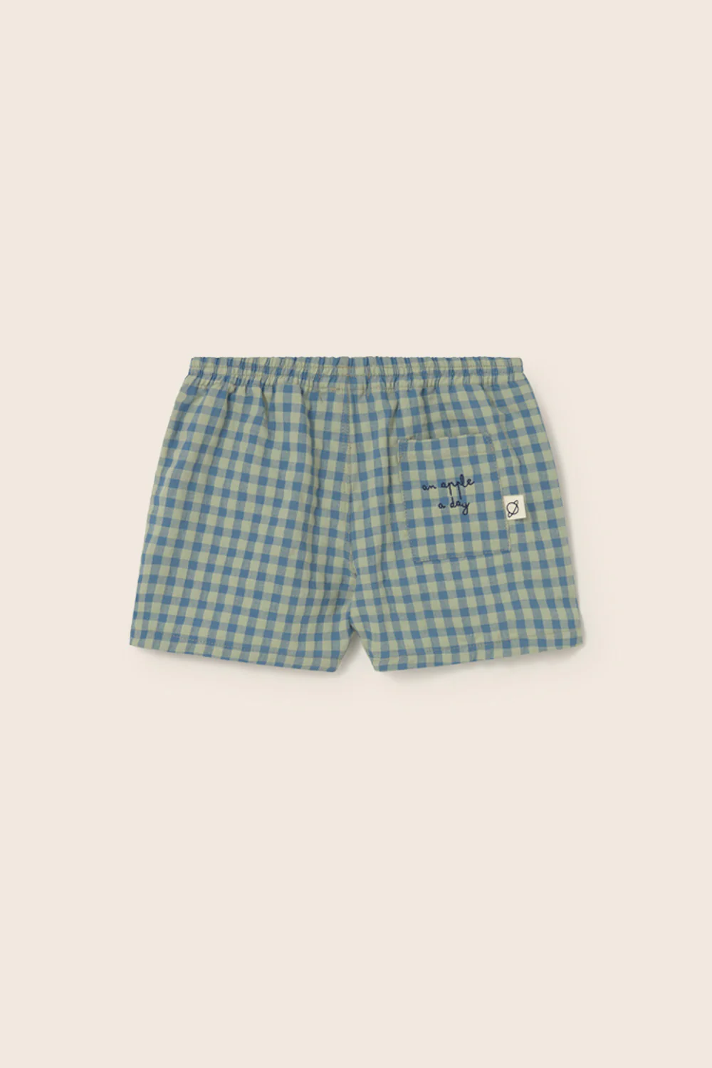 Gingham Cotton Baby Shorts - Image 3