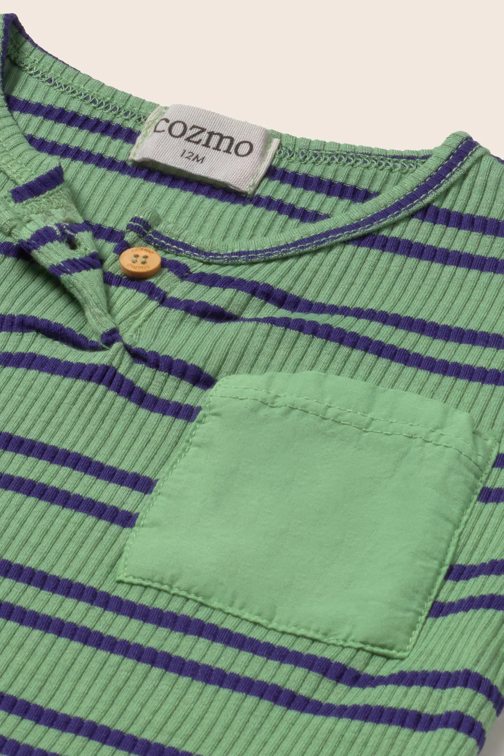 Double Stripes Rib Baby T-Shirt - Image 3
