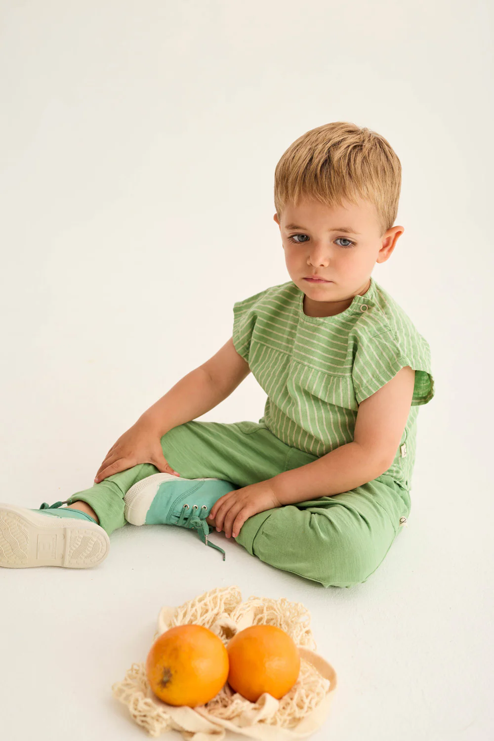 Soft Slub Cotton Baby Pants - Image 3