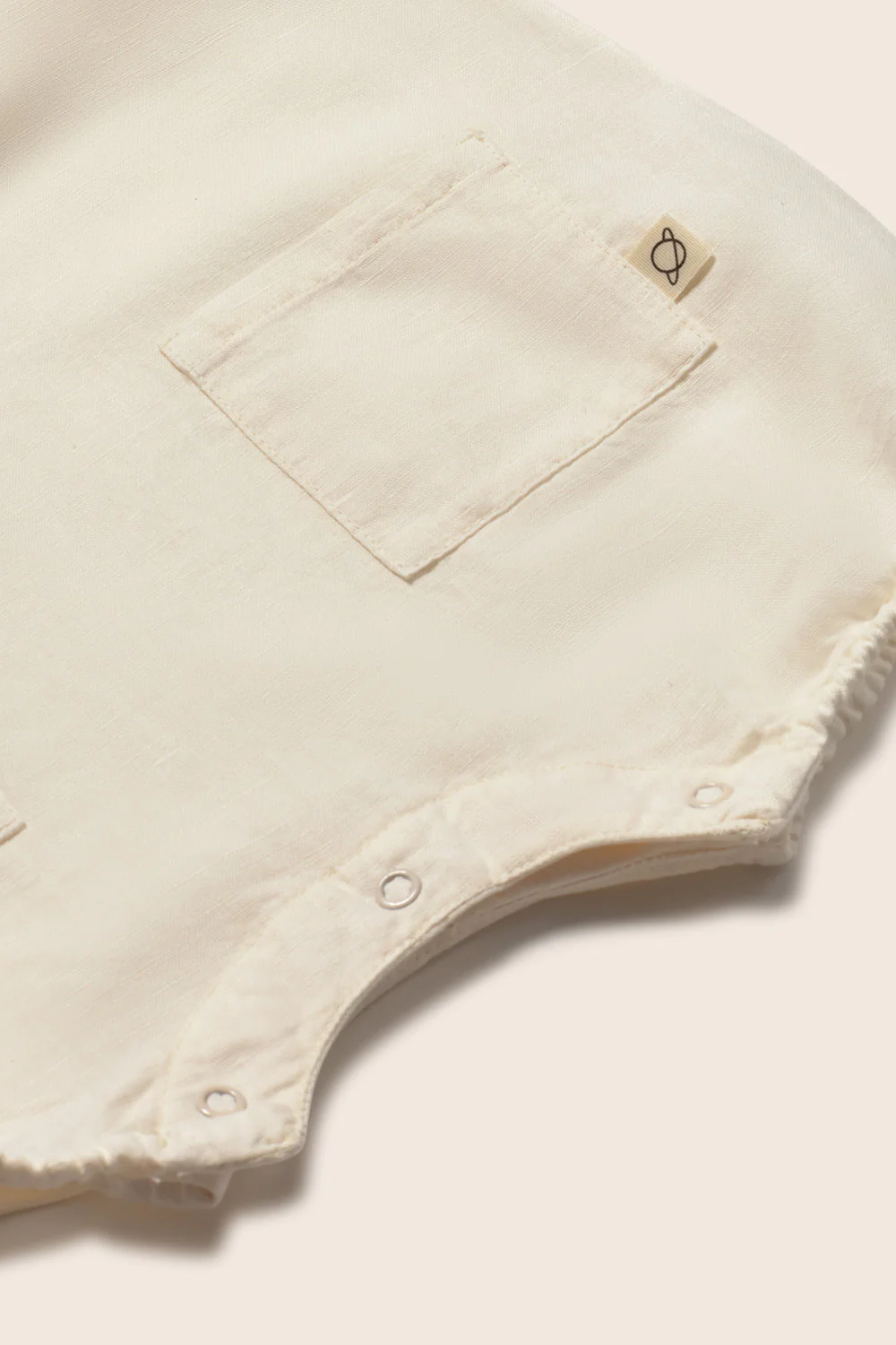 Cotton Linen Baby Romper - Image 7