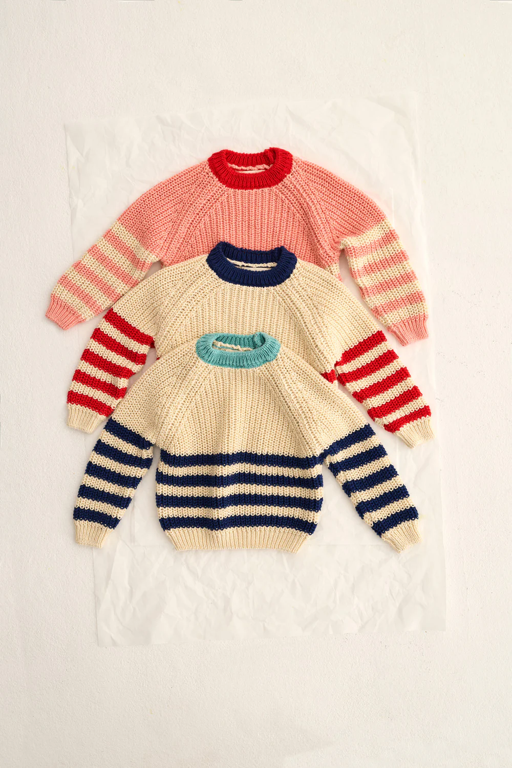 Pearled Stitch Tricot Baby Sweater - Image 7