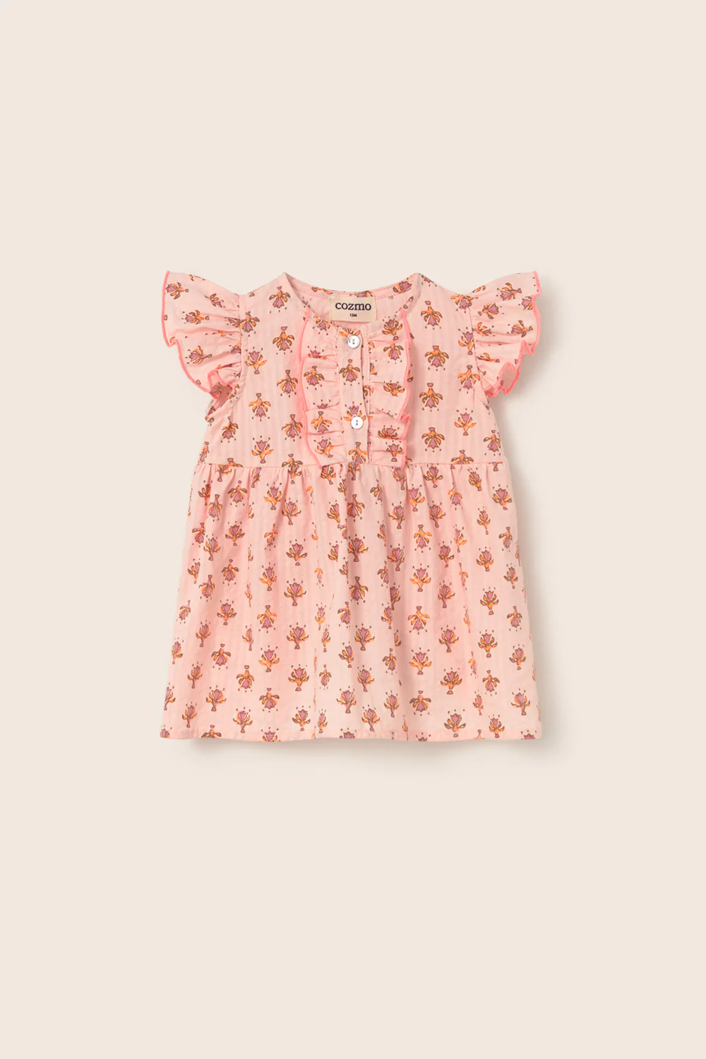 Indiana Flower Print Baby Dress - Image 2