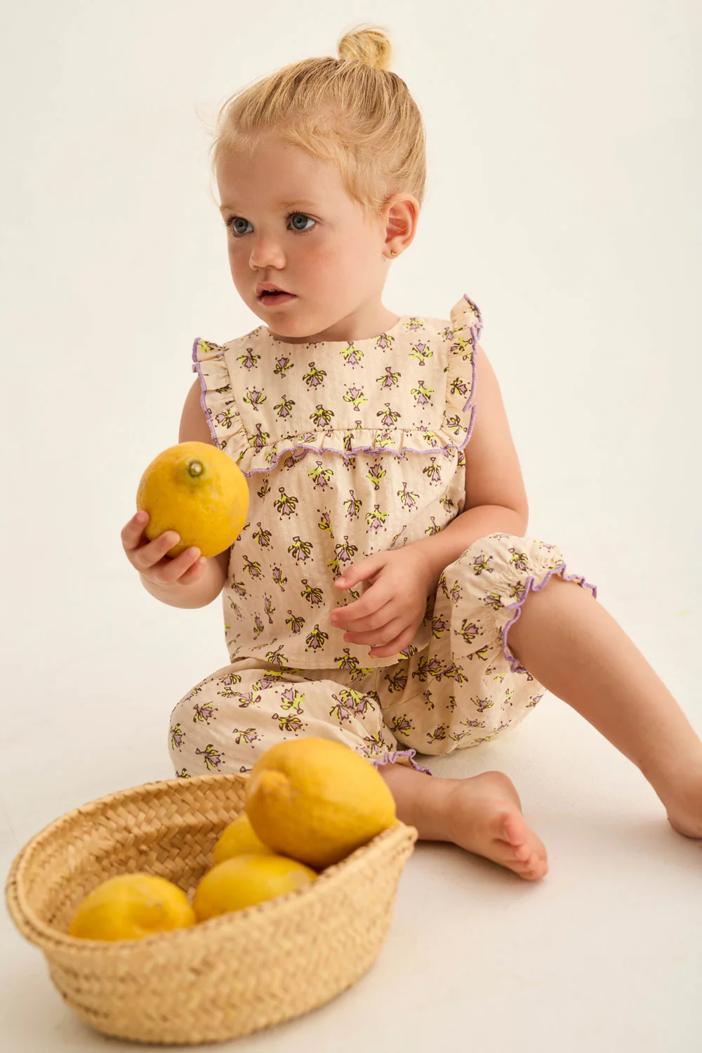 Indiana Flower Print Baby Blouse - Image 7