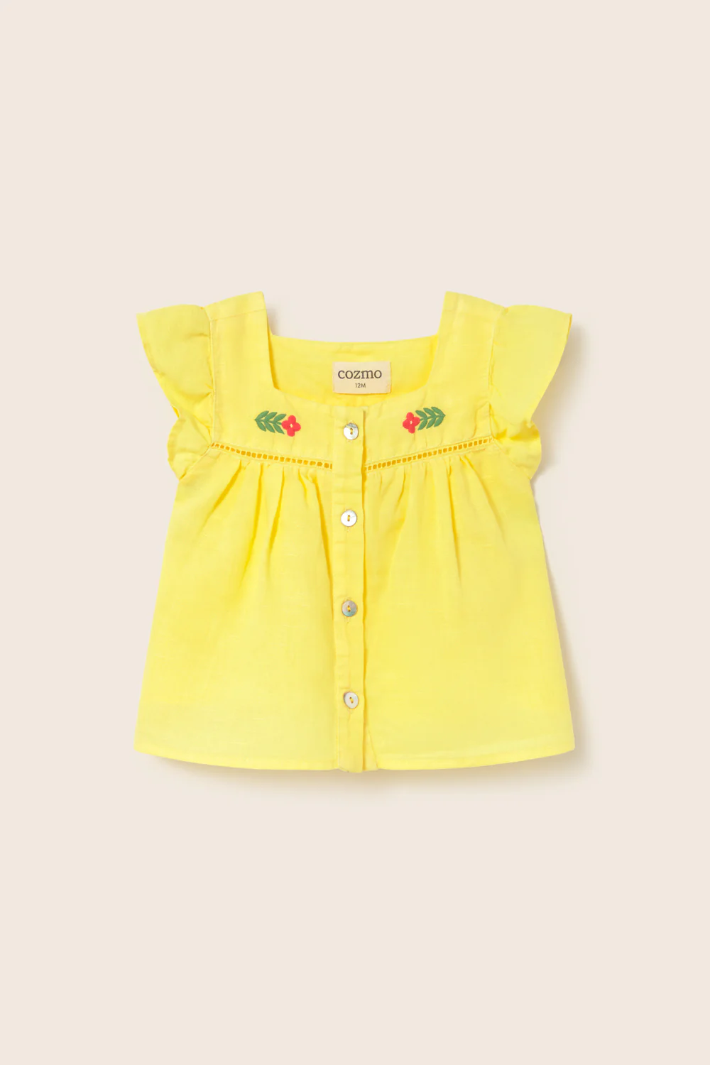 Cotton Linen Baby Blouse - Image 5