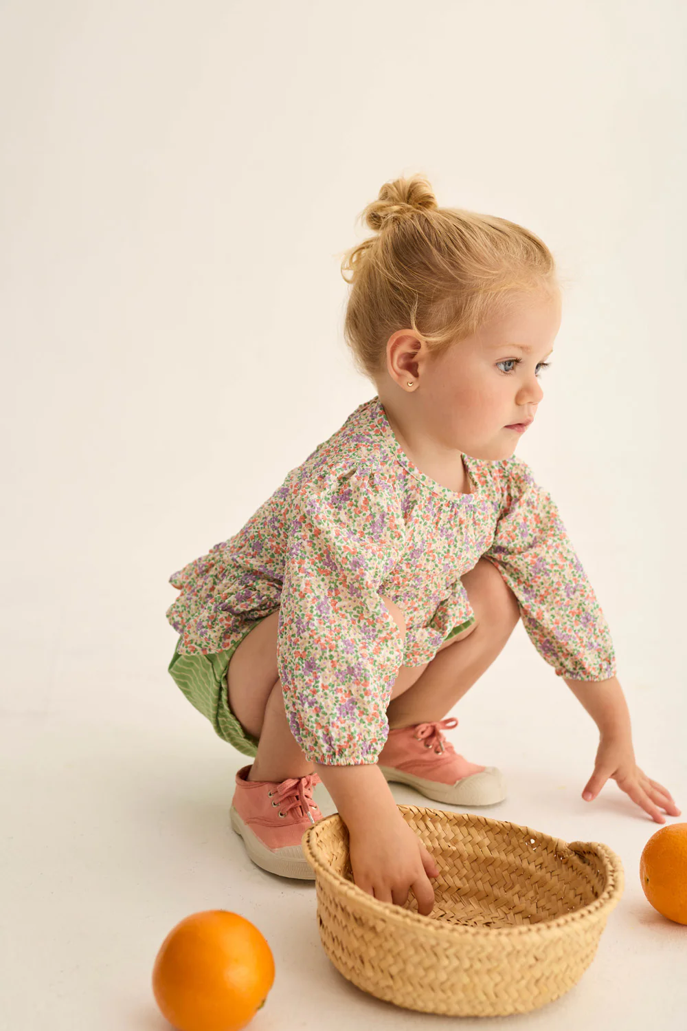 Floral Cotton Voile Baby Blouse - Image 4