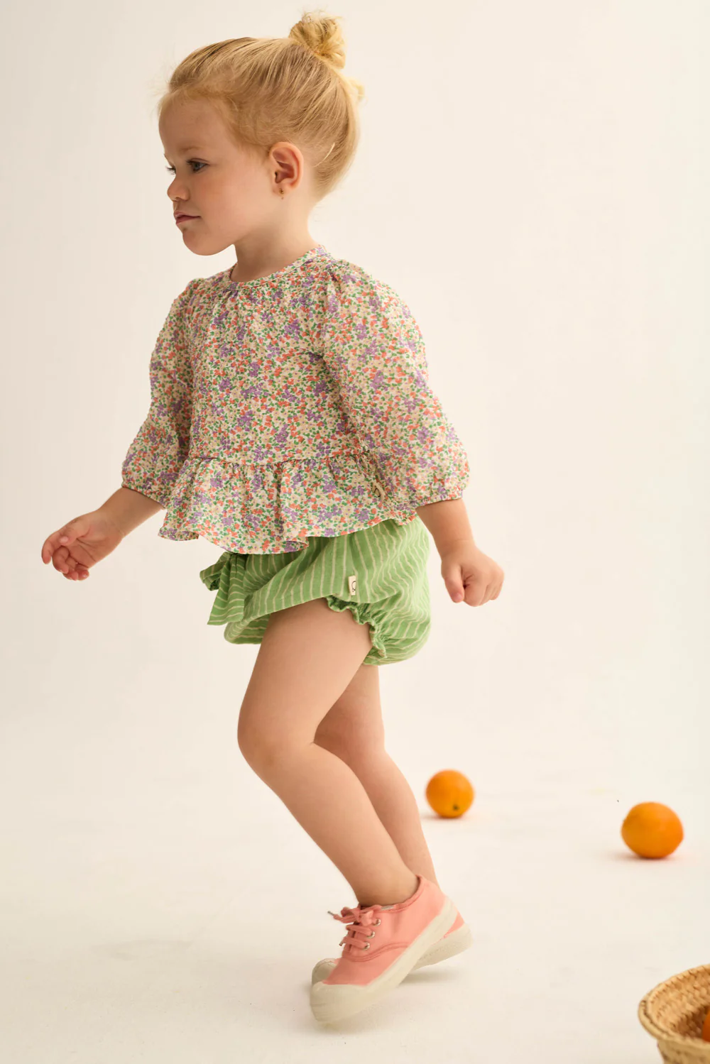 Floral Cotton Voile Baby Blouse - Image 5