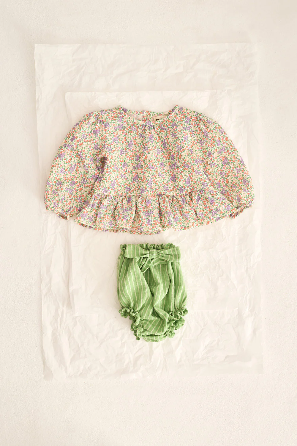 Floral Cotton Voile Baby Blouse - Image 6