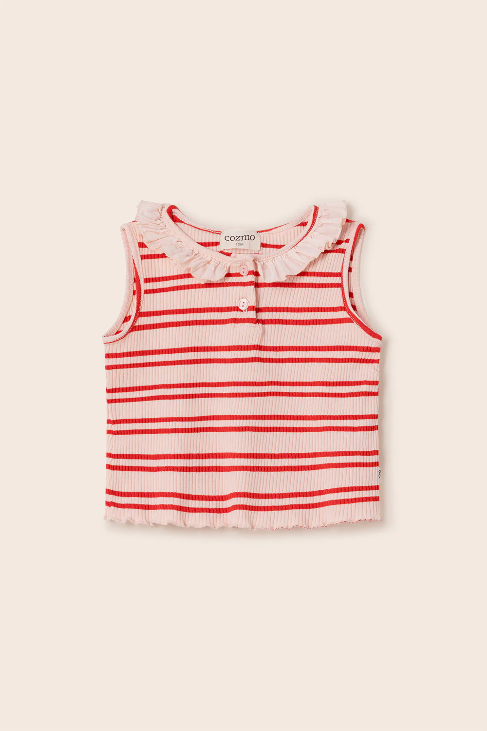 Double Stripes Rib Baby T-Shirt