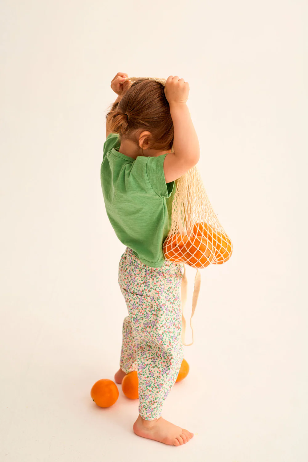 Floral Twill Cotton Baby Pants
