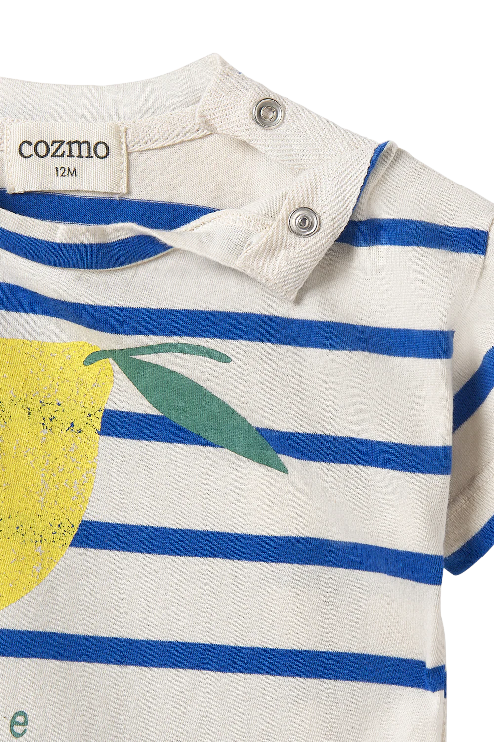 Striped Jersey Cotton Print Baby T-Shirt - Image 2