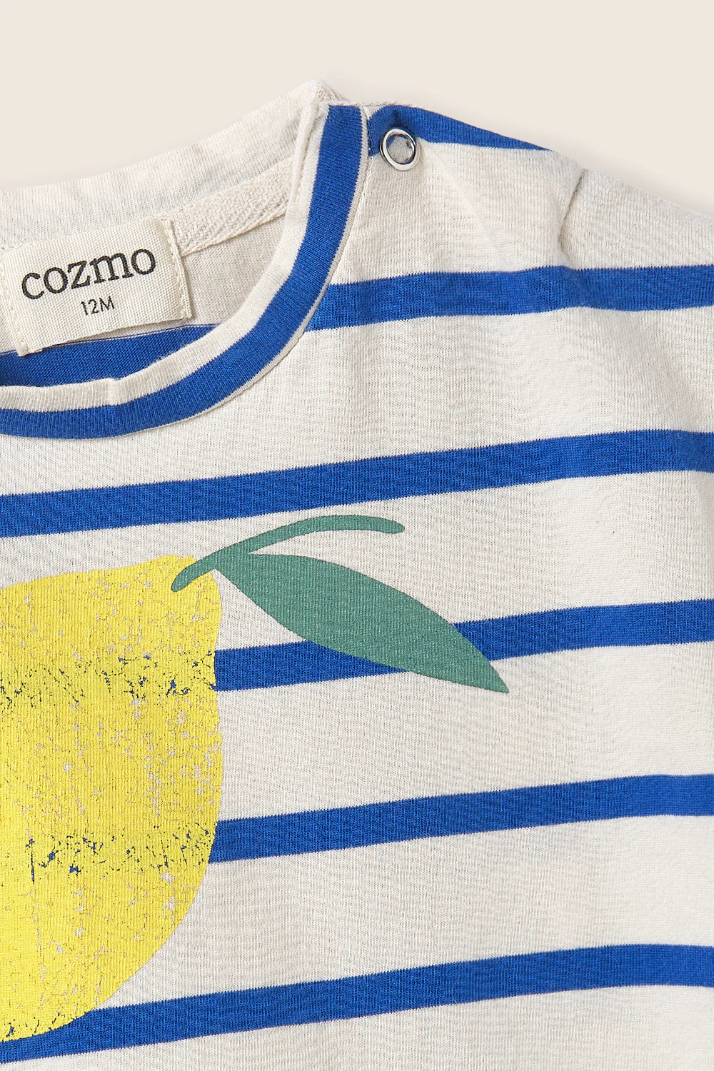 Striped Jersey Cotton Print Baby T-Shirt - Image 3