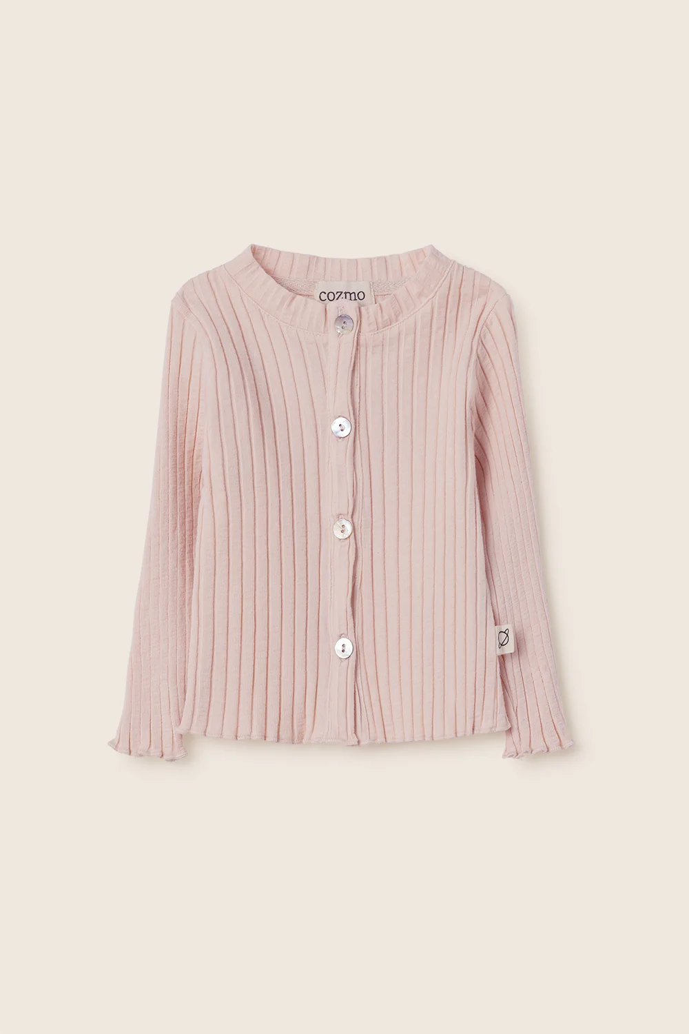 Soft Rib Cotton Baby Cardigan - Image 3
