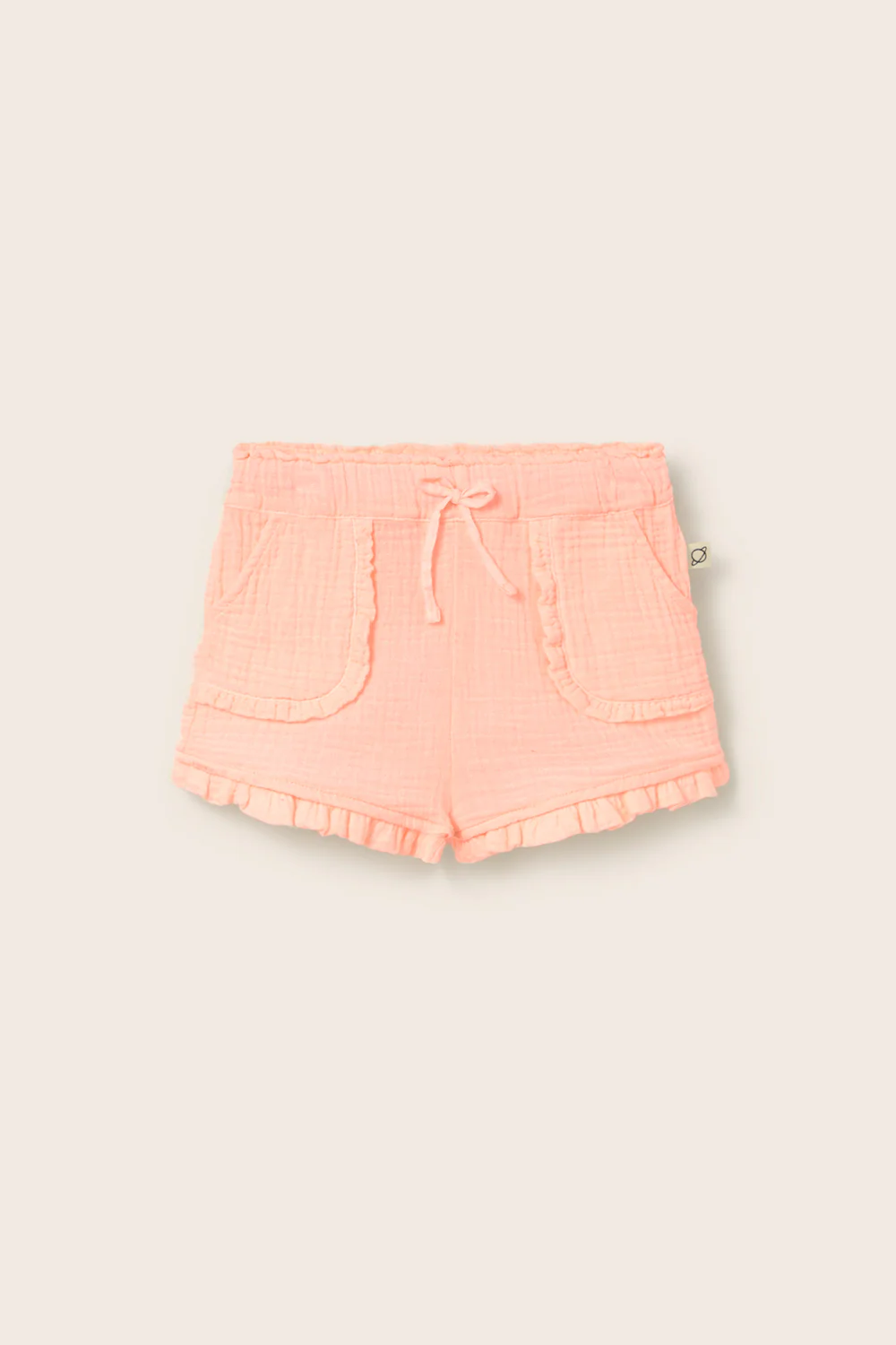 Soft Gauze Cotton Ruffle Baby Shorts - Image 7
