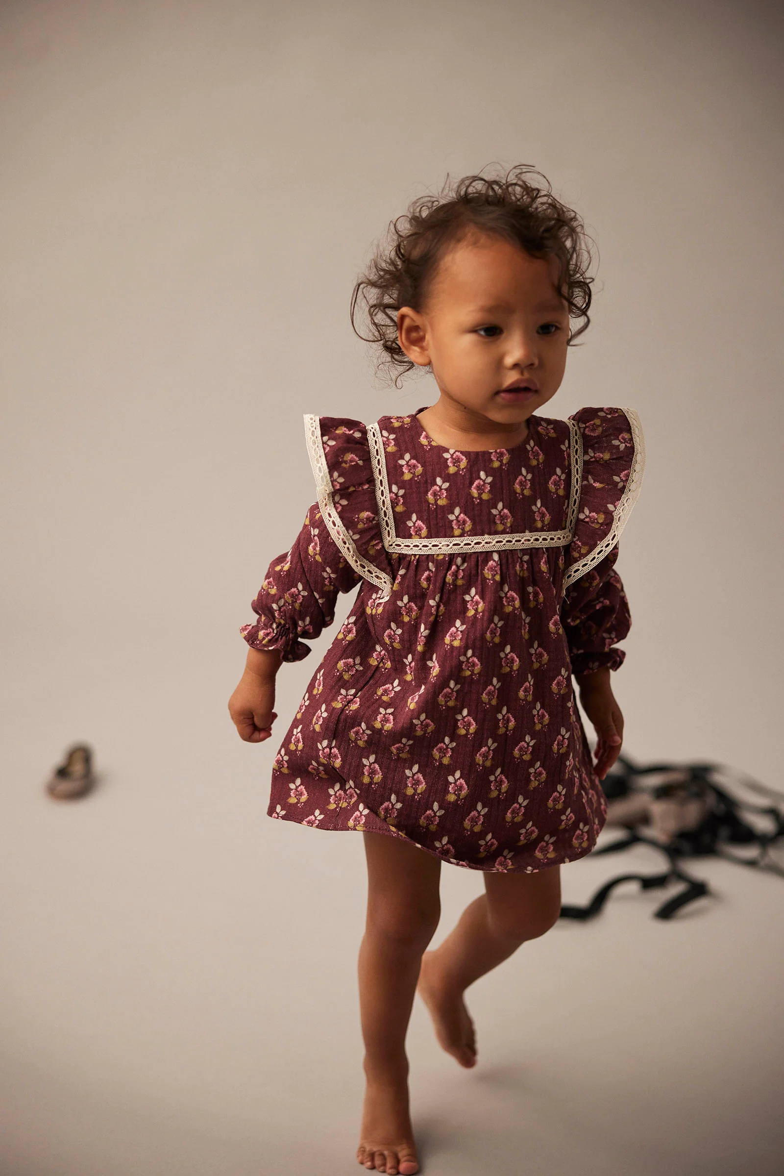 Bloom Textured Baby Dress - Isquia - Image 3