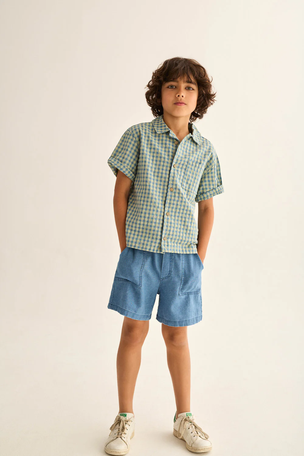 Gingham Cotton Shirt - Image 7