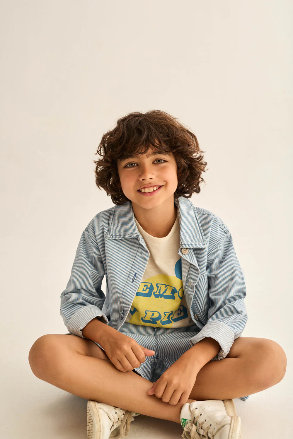 Fine Striped Denim Jacket - Image 5