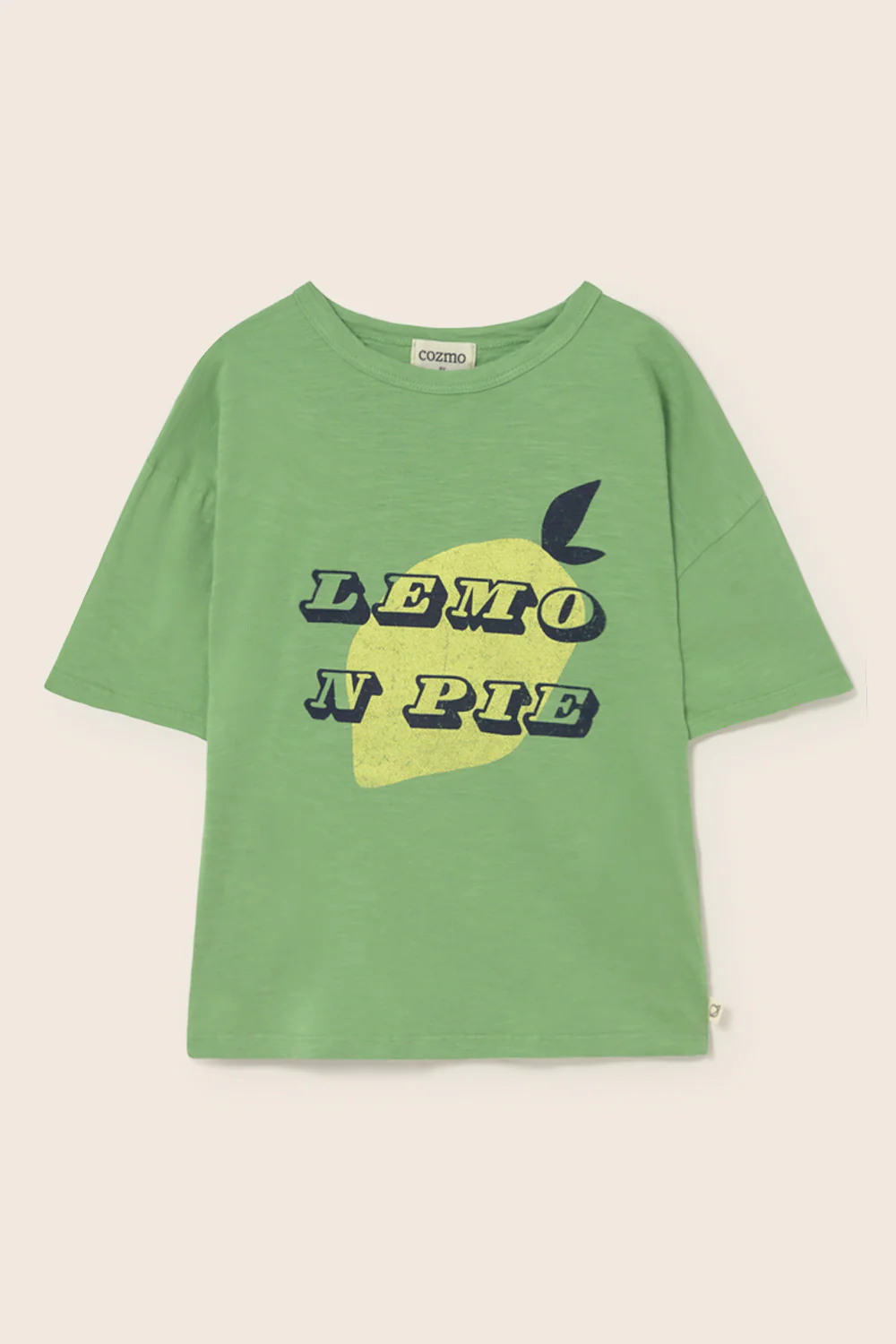 Soft Slub Cotton Print T-Shirt Lemon Pie - Image 6