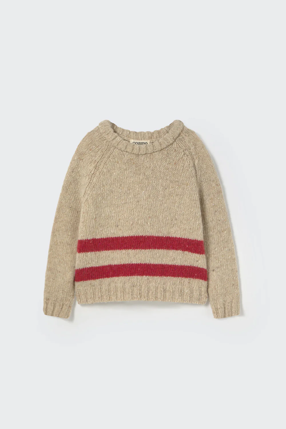 Tweed Tricot Baby Sweater - Idaho - Image 3