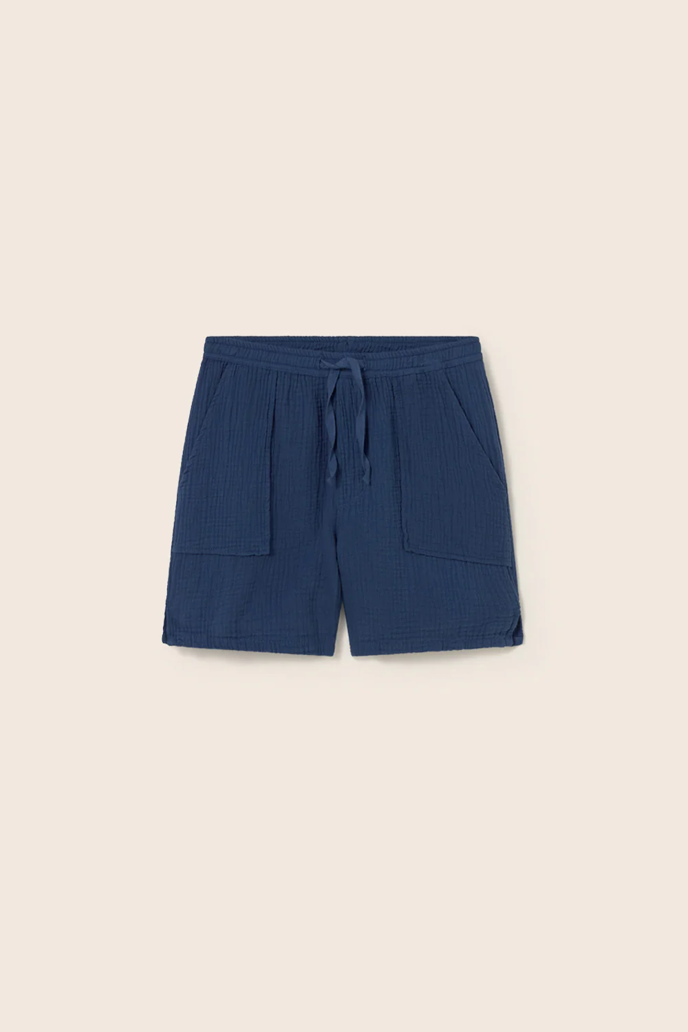 Soft Gauze Cotton Bermuda Shorts - Image 11
