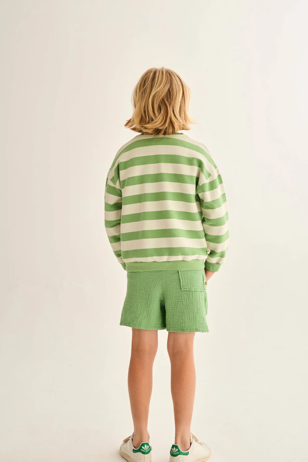 Soft Gauze Cotton Bermuda Shorts - Image 7