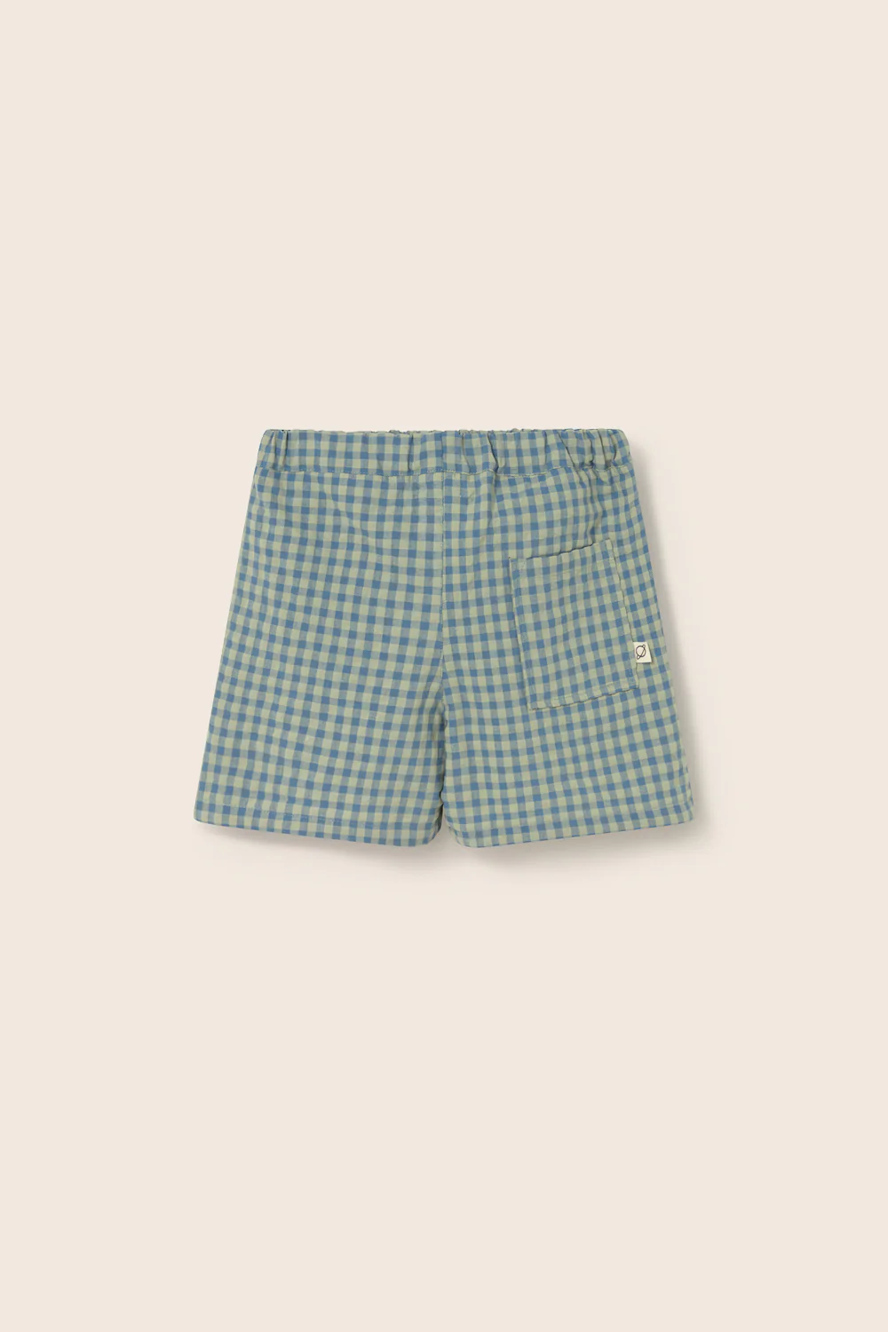 Gingham Cotton Bermuda Shorts