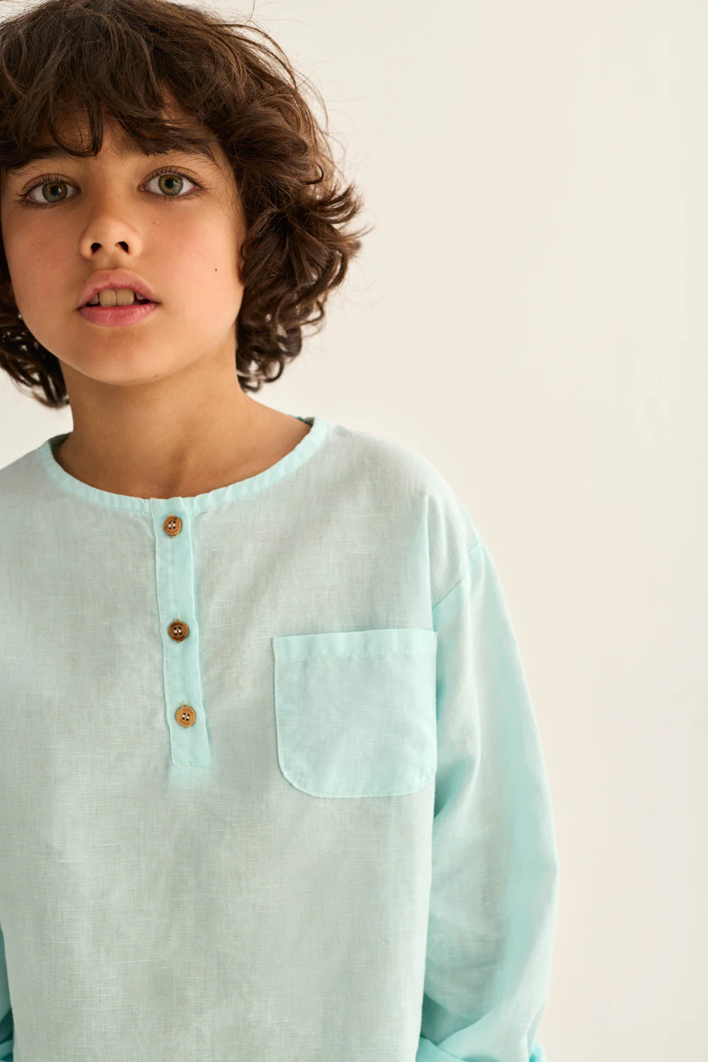 Cotton Linen Long Sleeves Shirt - Image 10