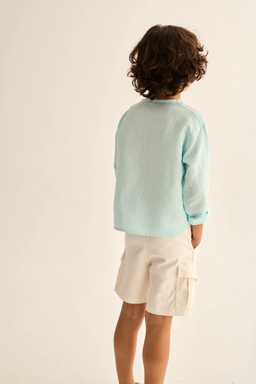 Cotton Linen Long Sleeves Shirt - Image 9