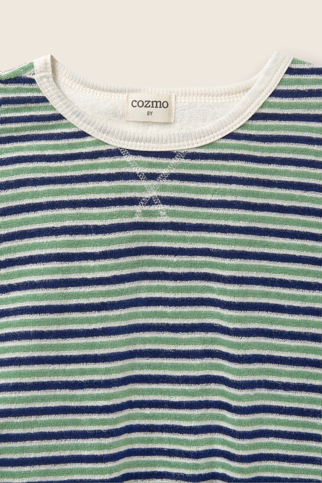 Striped Terry Cloth T-Shirt - Image 3