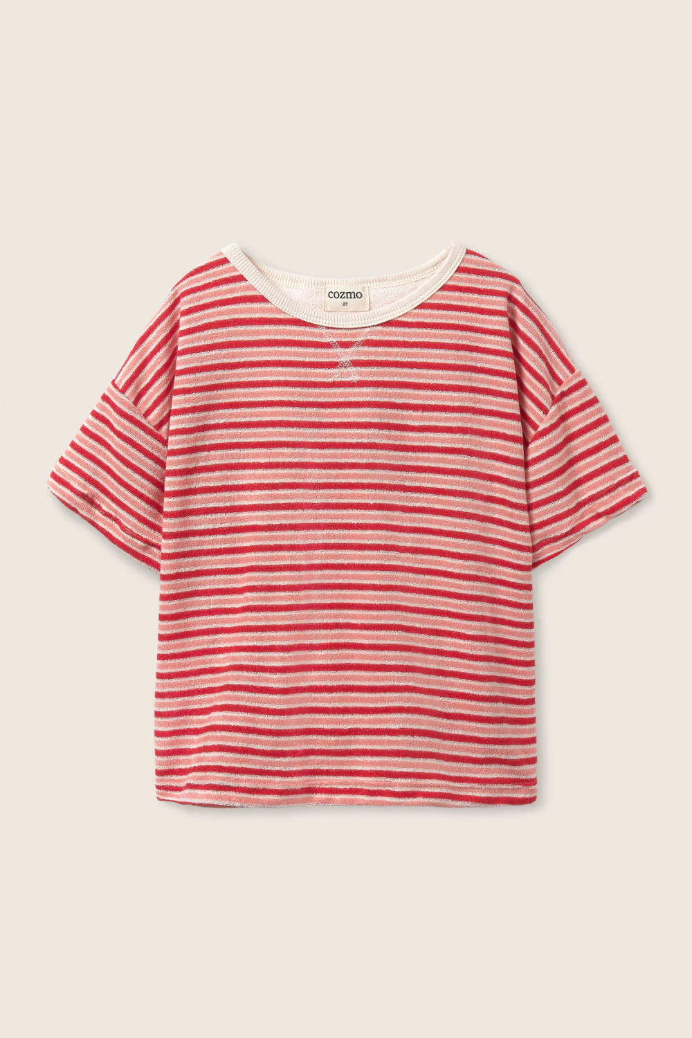 Striped Terry Cloth T-Shirt - Image 4