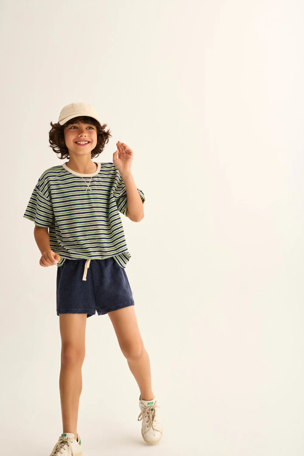 Striped Terry Cloth T-Shirt - Image 7
