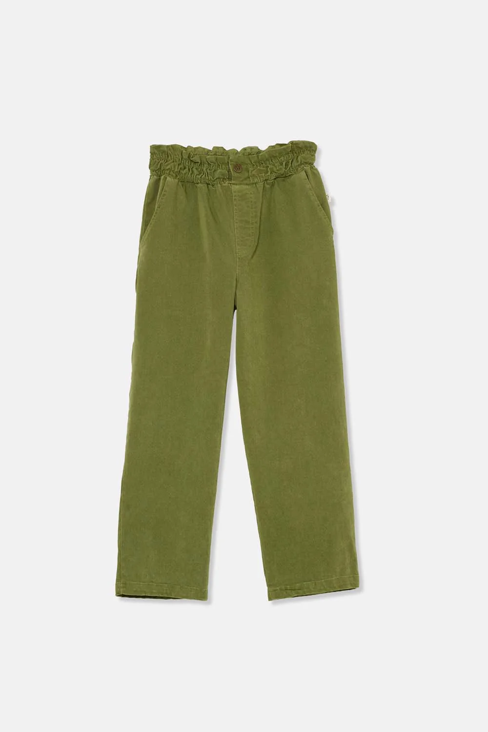 BRUSHED TWILL STRAIGHT PANTS - Image 3