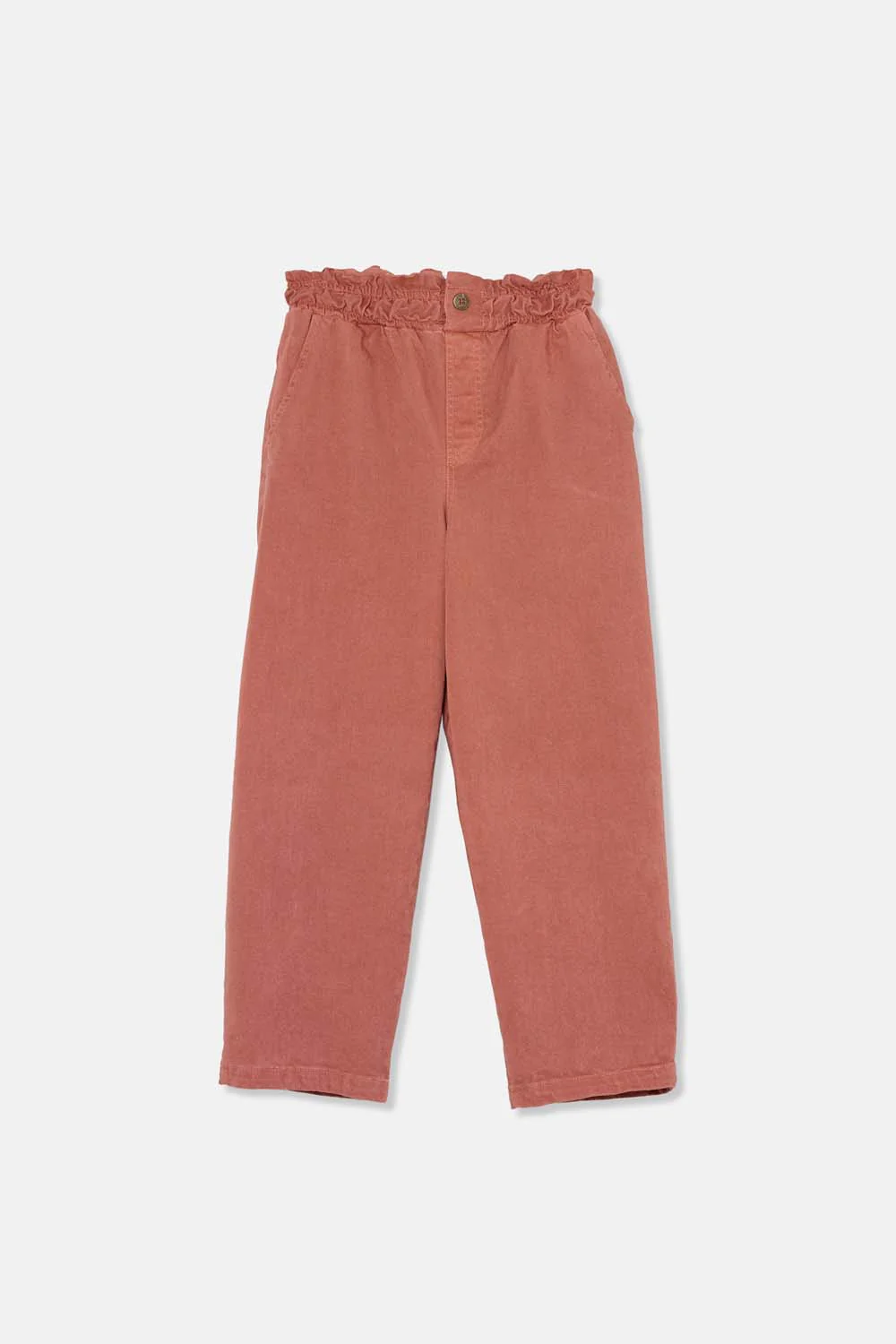 BRUSHED TWILL STRAIGHT PANTS - Image 4