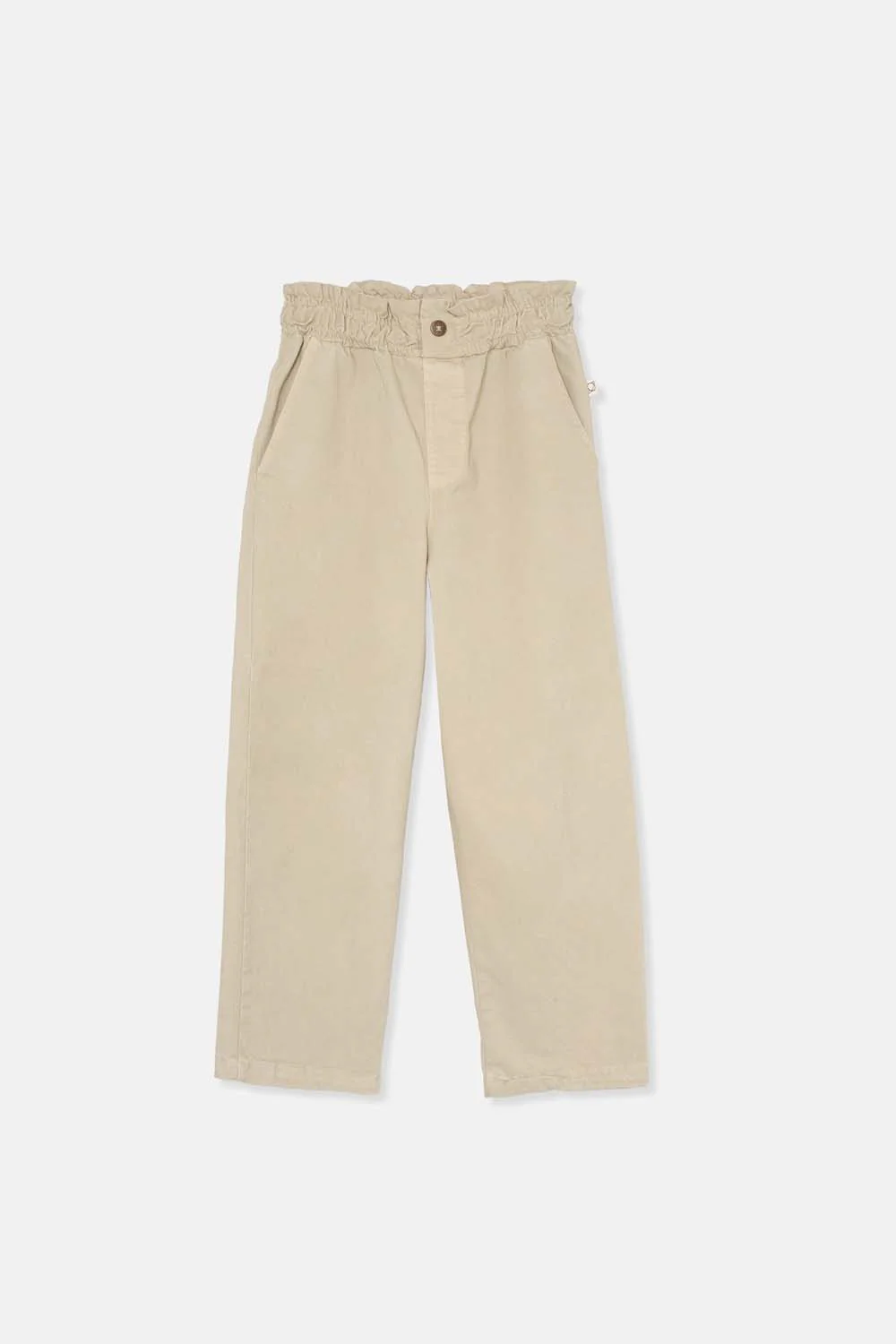 BRUSHED TWILL STRAIGHT PANTS - Image 5
