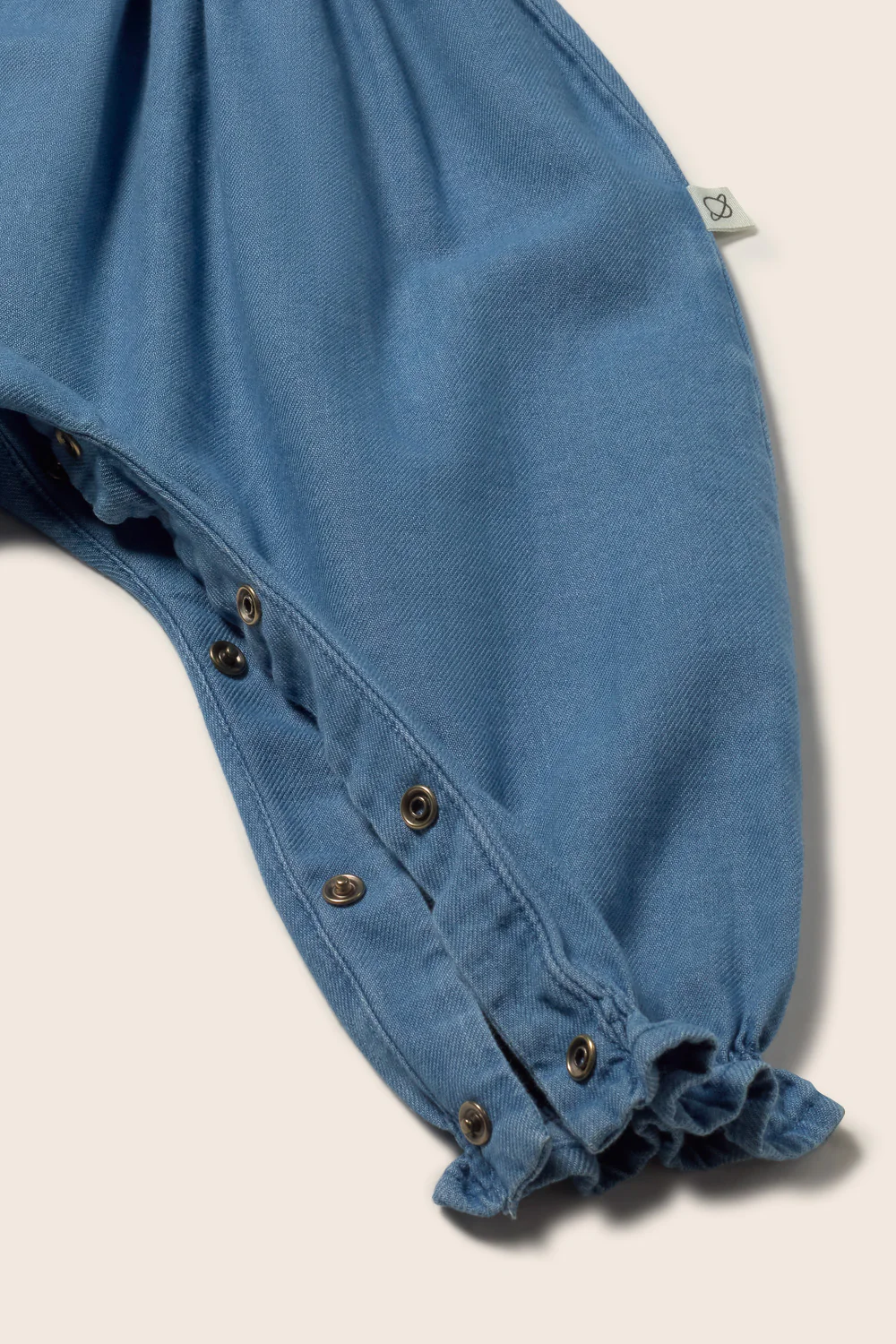 Chambray Denim Baby Overalls - Image 3