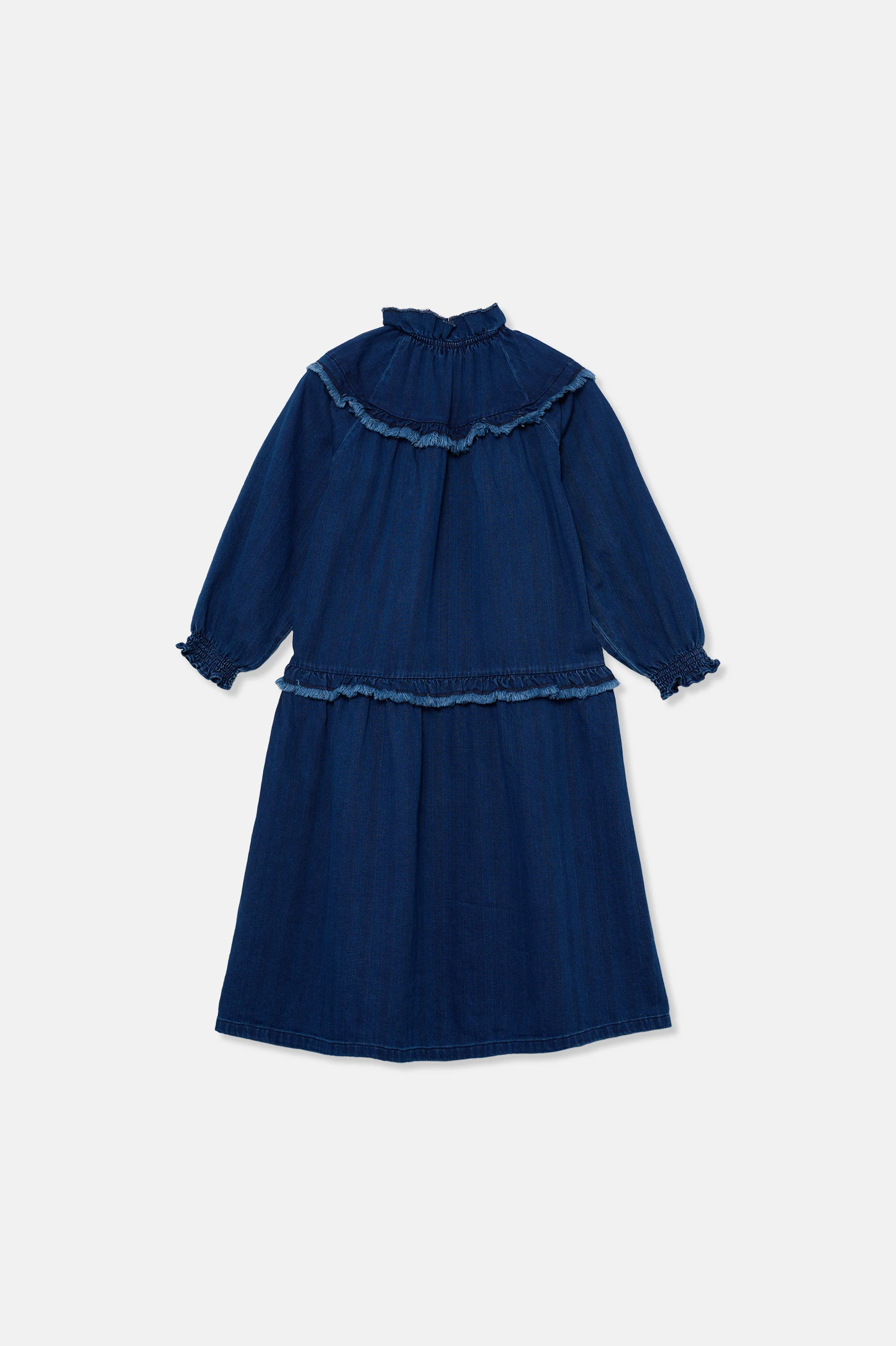 HERRINGBONE DENIM DRESS - Image 4