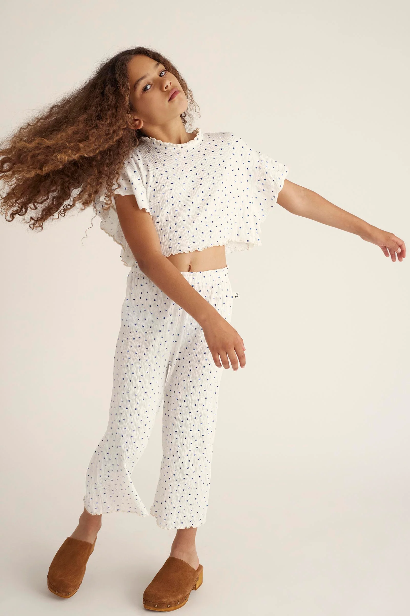 FLORAL GAUZE CROP TOP - GRETA - Image 3