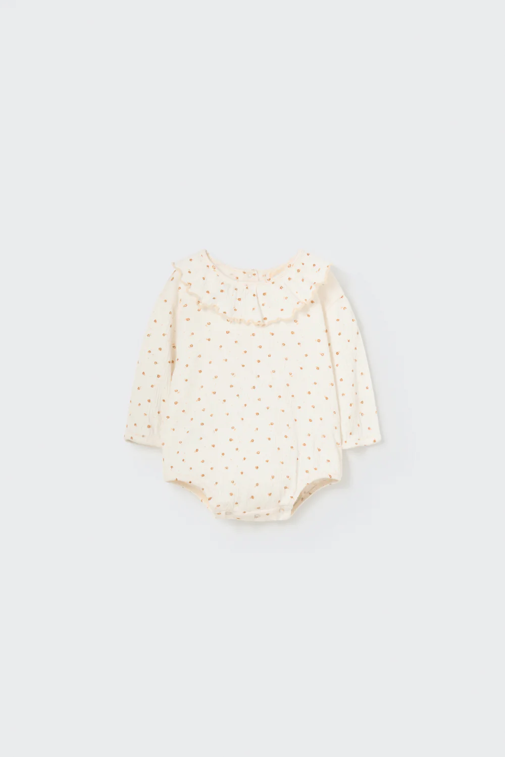 FLORAL GAUZE NEWBORN ROMPER - DALMA