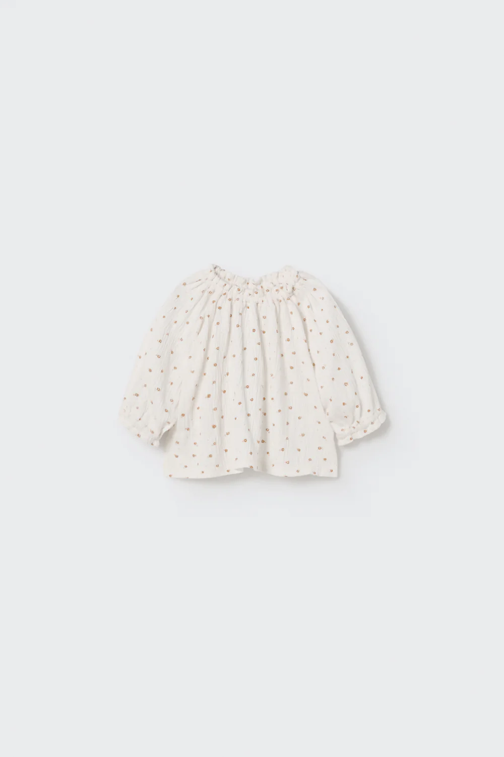 FLORAL GAUZE NEWBORN TOP
