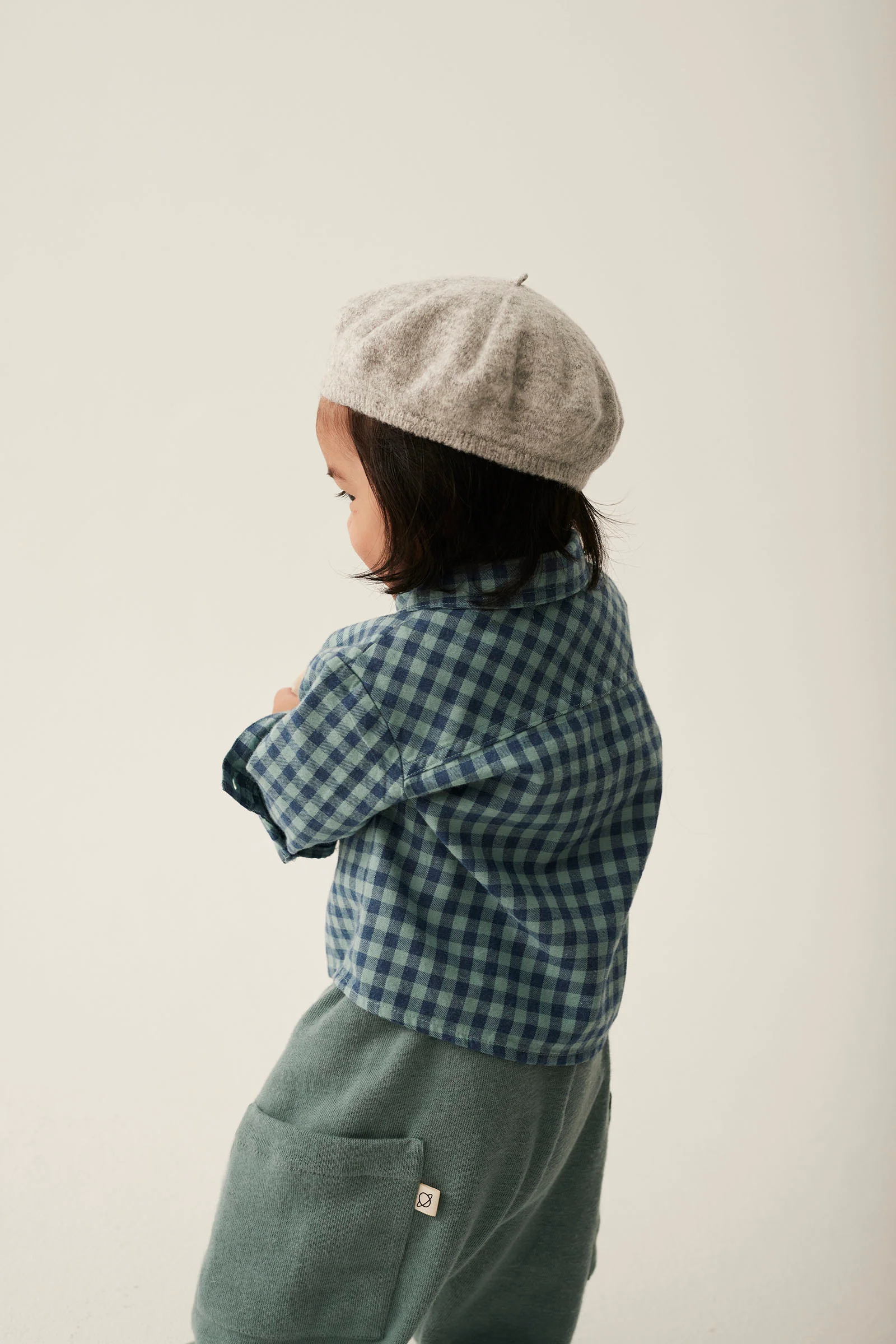 Gingham Flannel Baby Shirt - Samuel - Image 2