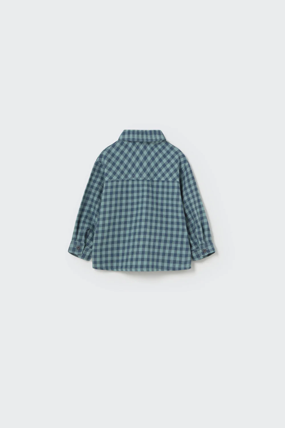 Gingham Flannel Baby Shirt - Samuel - Image 4