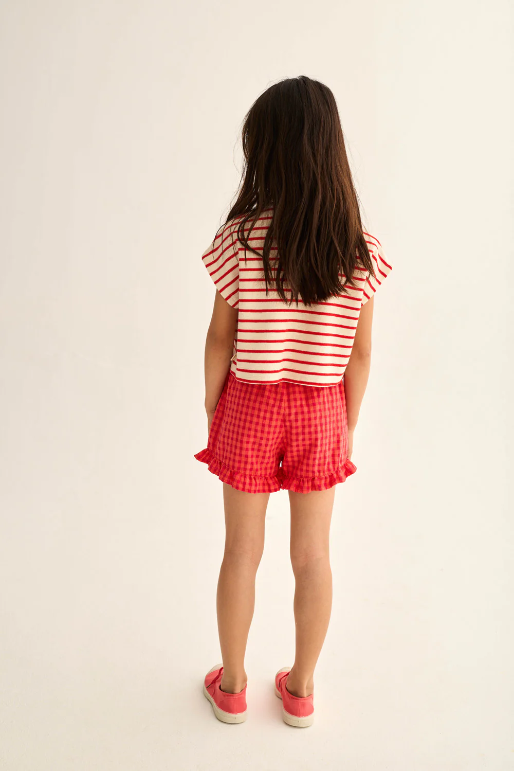 Double-Faced Striped Cotton Print T-Shirt - Image 3