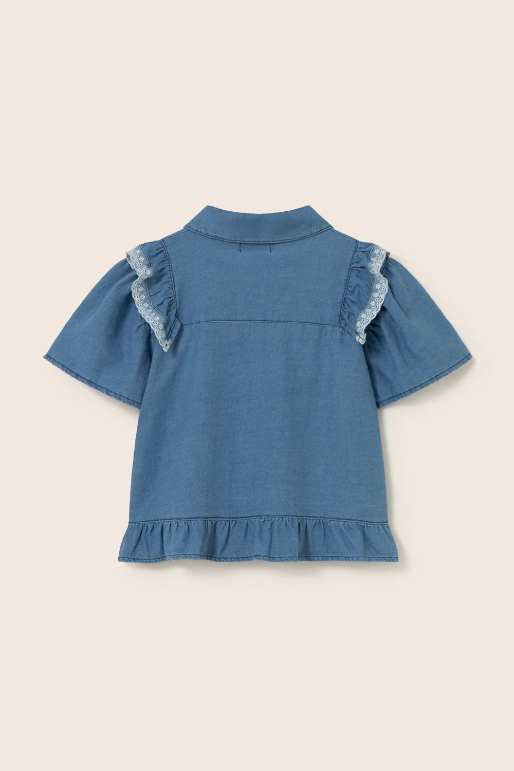Chambray Denim Blouse - Image 5