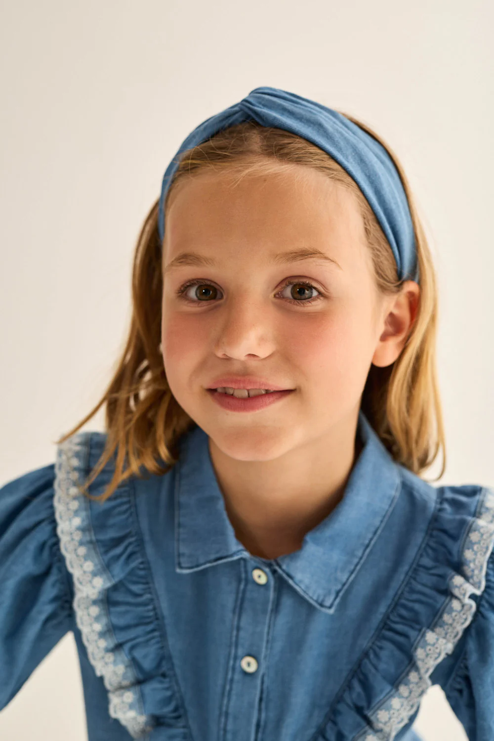 Chambray Denim Blouse - Image 4