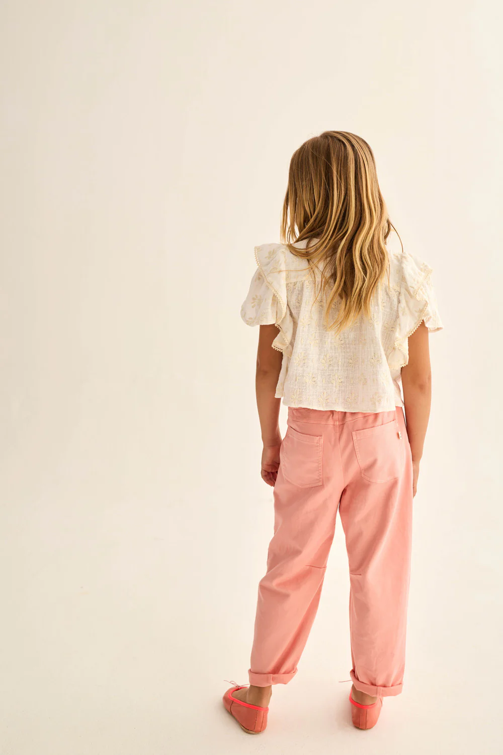 Floral Gauze Cotton Blouse - Image 5