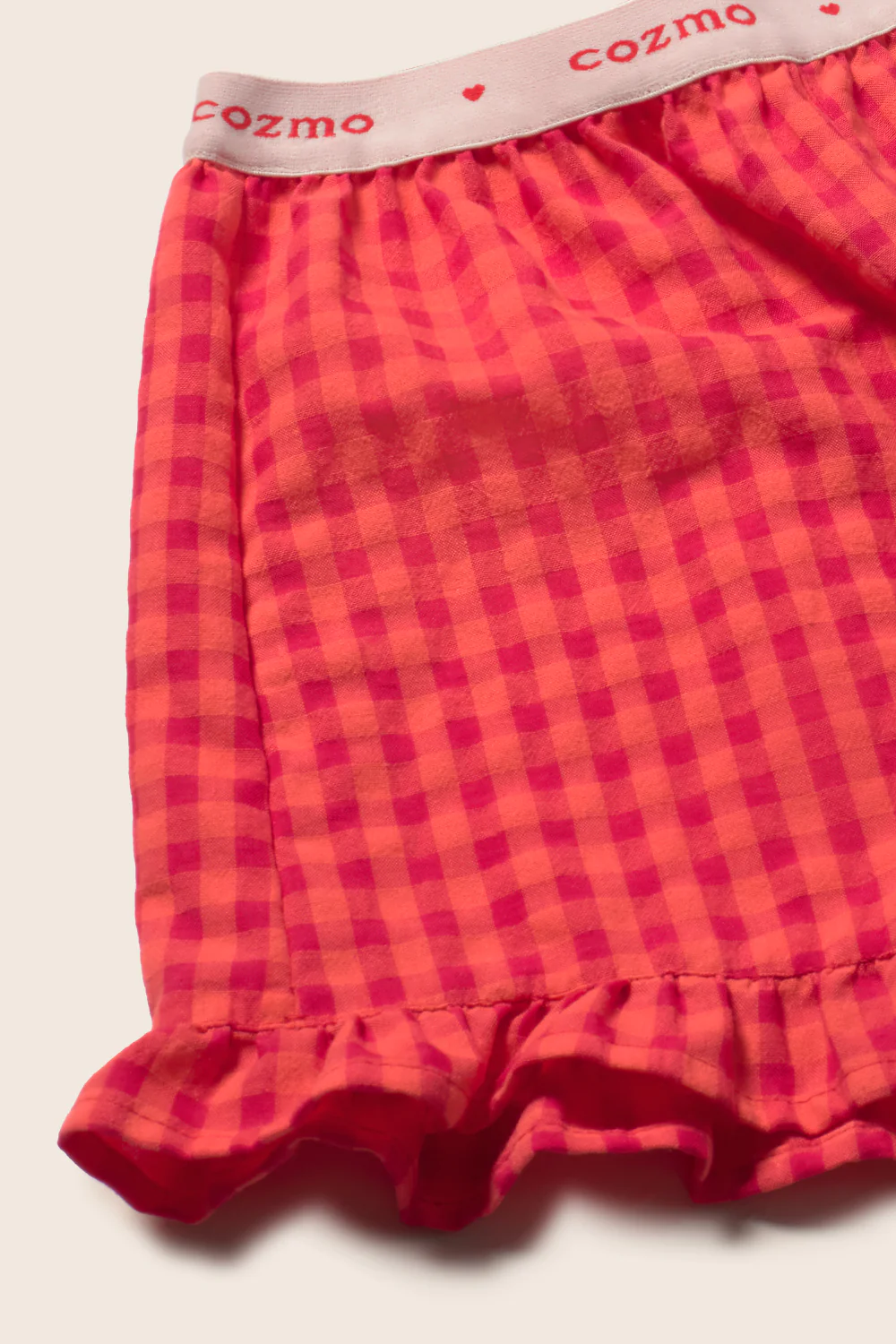 Gingham Cotton Shorts - Image 5