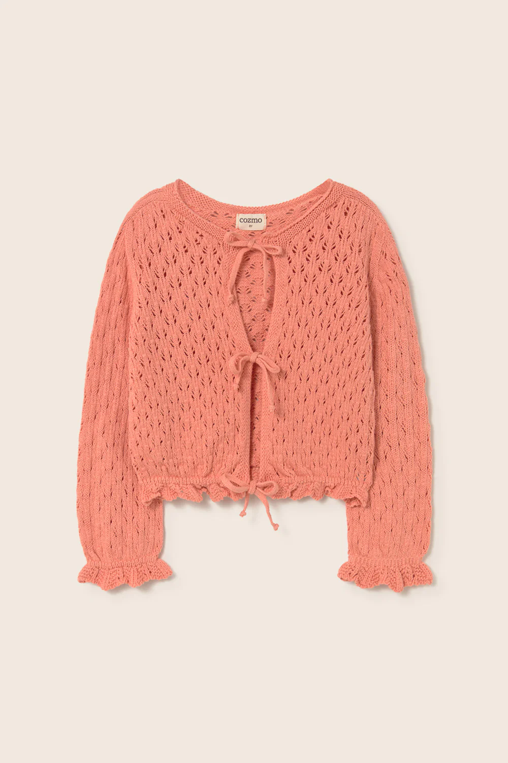 Openwork Tricot Cardigan - Image 3