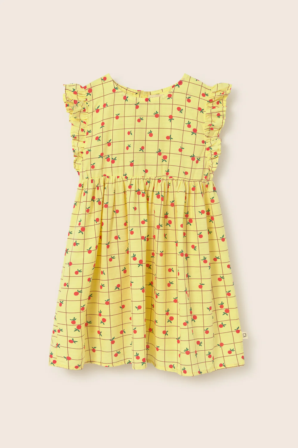 Slub Fruit Poplin Dress - Image 3