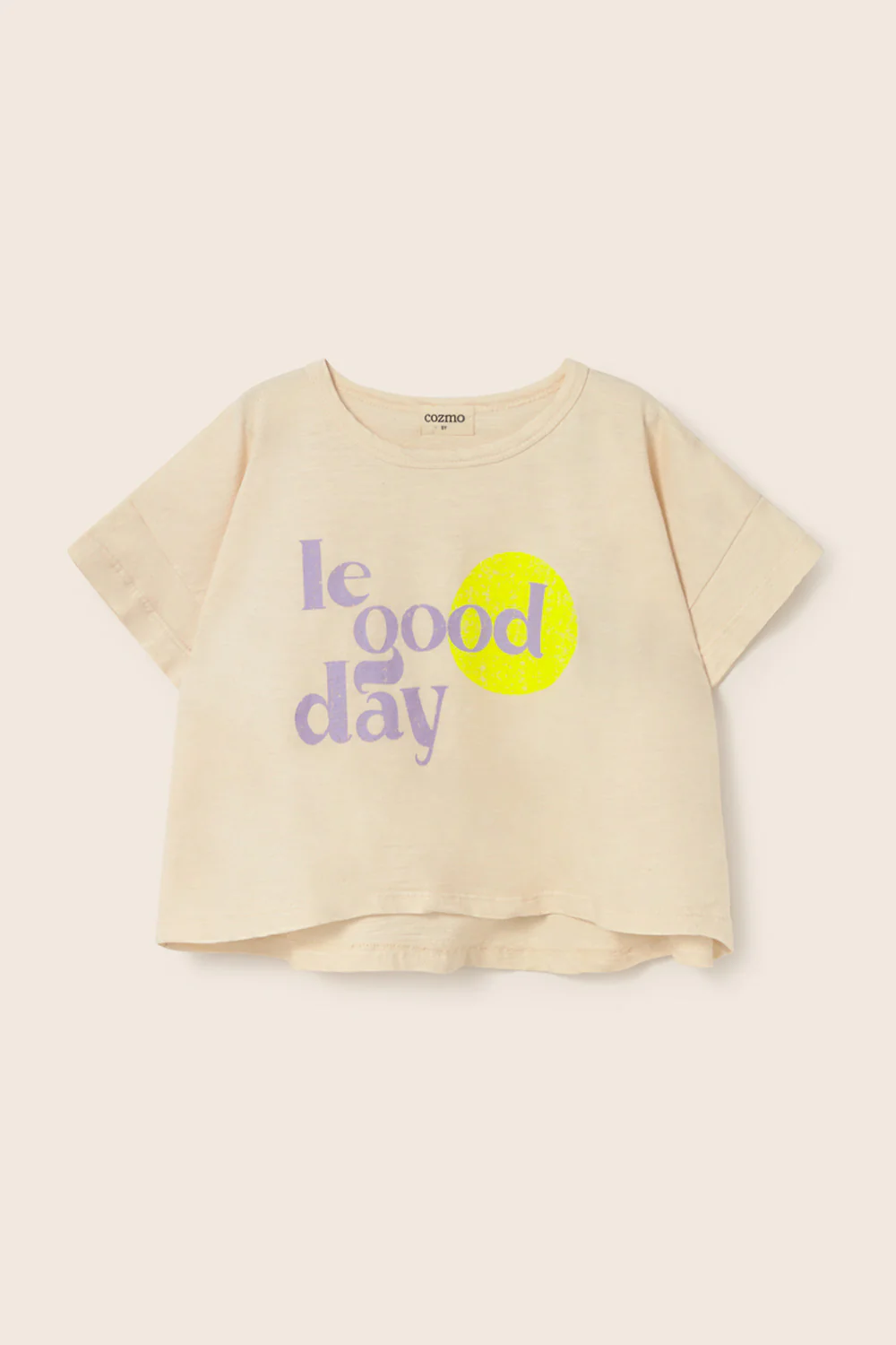 Soft Slub Cotton Print T-Shirt Le Good Day