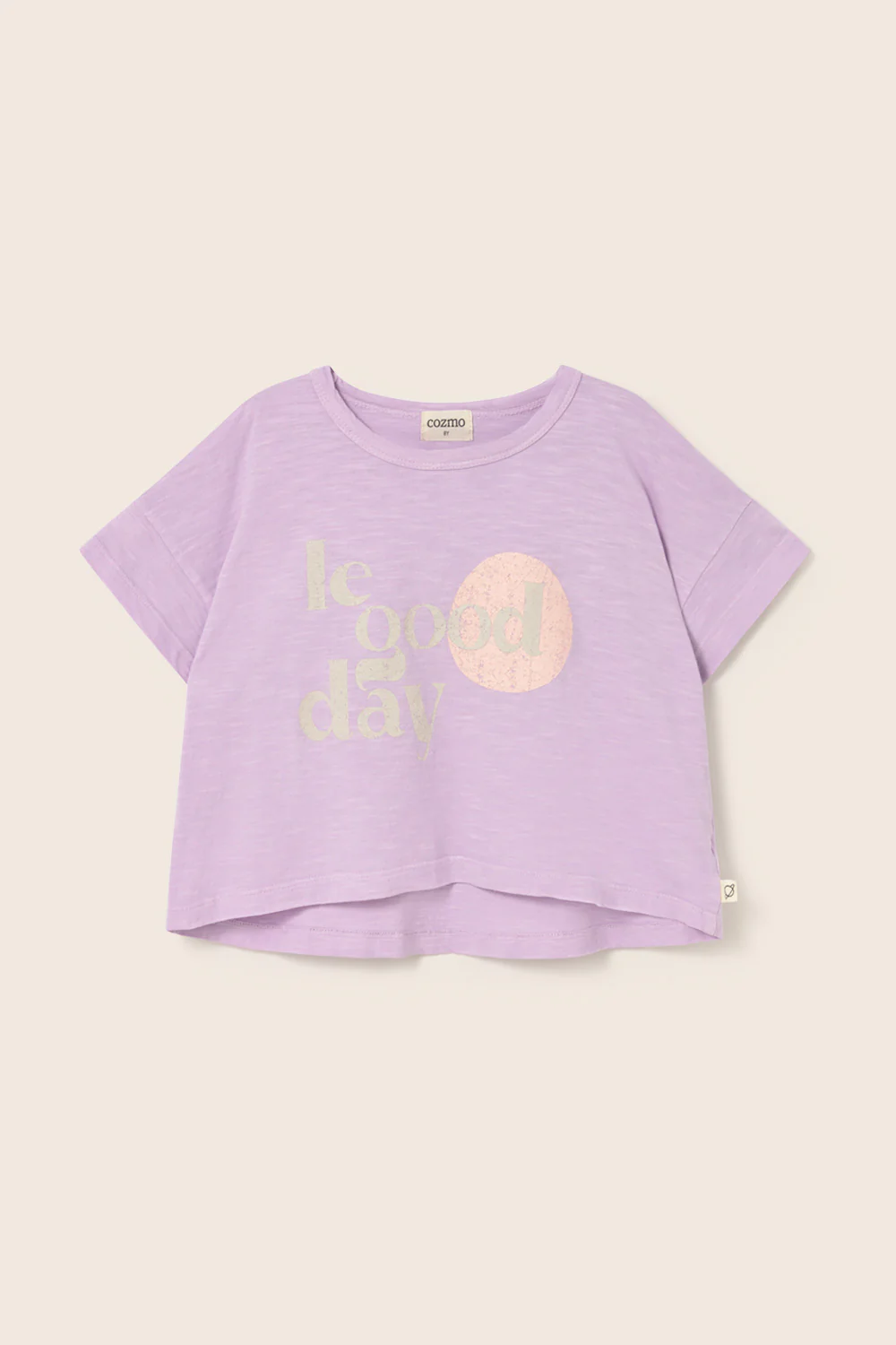 Soft Slub Cotton Print T-Shirt Le Good Day - Image 4