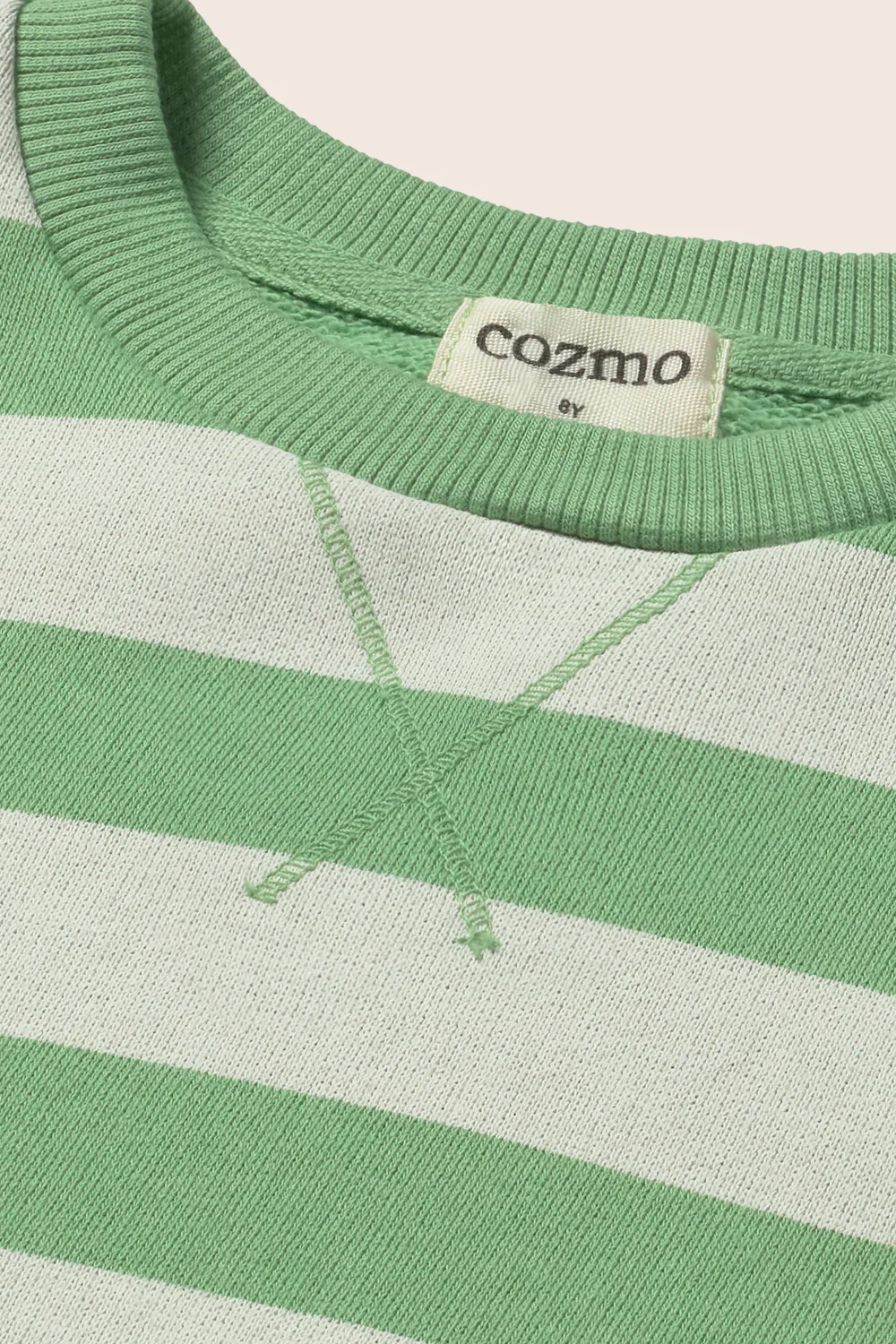 Striped Cotton Fleece Sweatshirt - Image 3